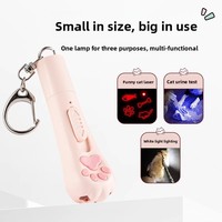Jouet laser rechargeable en plastique pour chat, pour chatons, pour les divertir et soulager l'ennui, baguette pointeuse laser infrarouge, sécurité