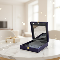 Boîte de présentation de bijoux de luxe RZ avec logo personnalisé, petit MOQ, pour grand collier LED et ensemble de bijoux