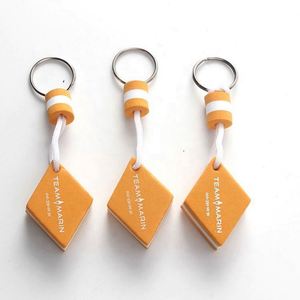 Eco-Friendly Soft EVA Foam Floating Keychain Budget-friendly Plastic <b>Key</b> <b>Ring</b> for Cars & Promotions Cheap Price - Product Image 1