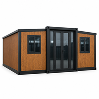 Maisons modulaires en conteneurs de 40 pieds, 3 chambres, avec structure en acier, pour projets de entrepreneurs et logements de chantier