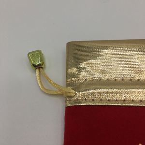 Bolsa de Terciopelo de 12*16cm con Cierre Metálico Dorado, Reciclable, para Collares, Relojes, Gafas, Anillos, Pulseras, Pendientes, Promociones - Product Image 5