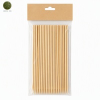Brochetas de Bambú de 12 Pulgadas para Pollo, Carne, Kebab, Asados, Puntas Afiladas, Grado Alimenticio, Desechables, Venta al por Mayor, Madera Natural para Barbacoa