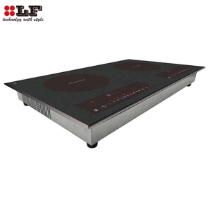 Placa de Inducción de 2 Quemadores a Precio de Fábrica, Integrada y de Sobremesa, Cocina Eléctrica de Inducción de 4KW - Product Image 2