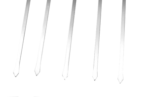 <span class=keywords><strong>Pinchos</strong></span> de acero inoxidable para barbacoa, para Shish Kabob, pollo, camarón y verduras - Product Image 3