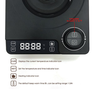 Guscio in acciaio inossidabile bollitore preciso controllo della temperatura bollitore elettrico automatico spenta il <span class=keywords><strong>tè</strong></span> per il caffè versare sul bollitore - Product Image 5