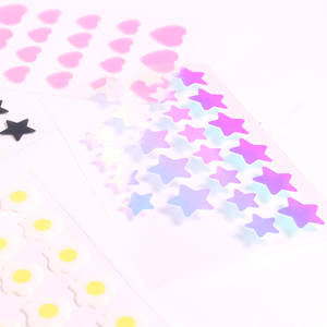 Parche de Espinilla hidrocoloide translúcido <span class=keywords><strong>Starface</strong></span> amarillo con forma de mariposa Emooji Acne Master con función de blanqueamiento de aceite de árbol de té - Product Image 2