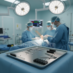 Ensemble d'instruments orthopédiques pour cage de fusion filetée TFC, alimenté électriquement, haute qualité, poignée ergonomique, Classe I par Surgi Right - Product Image 3