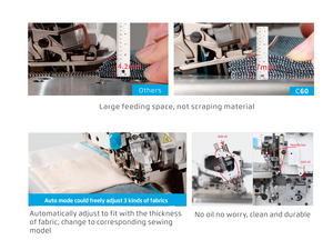 Máquina Overlock Jack C60 Avanzada de Alta Calidad y Nueva, con Panel de Pantalla Táctil, Excelente Relación Calidad-Precio, Ahora en Oferta - Product Image 6