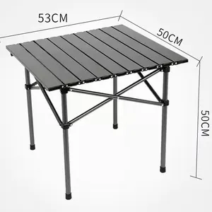 mesa dobrável de plástico para acampamento de bilhar