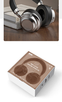 Headset Nirkabel Retro Metal Over-Ear dengan Driver Dinamis, Tahan Air IPX4, Daya Tahan Baterai Ultra Lama, Siap untuk Gaming dan Olahraga, Tampilan Stylish