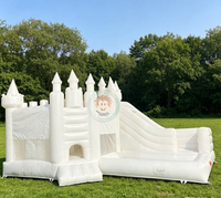 Combinaisons gonflables rebondissantes, château gonflable à bulles, château gonflable blanc