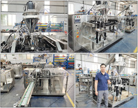 Machine d'emballage automatique haute vitesse pour sachets à fermeture éclair, sachets debout, remplissage de granulés, grains de café, noix, maïs soufflé, mini-doypacks préformés