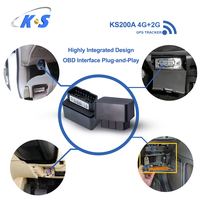 Traqueur GPS 4G OBD facile à installer pour les voitures Dispositif de localisation GPS intelligent avec vue de suivi PC et système de positionnement GSM/LBS