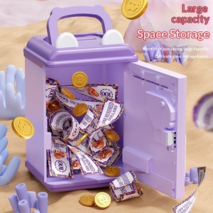 Tirelire pour enfants de 7 à 12 ans, avec enroulement automatique des billets, verrouillage par empreinte digitale et mot de passe, simulation sonore et lumineuse, intelligente - Product Image 4