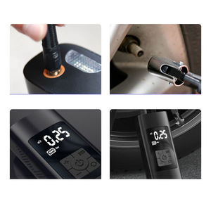 Mini bomba de aire eléctrica con linterna para neumáticos de bicicleta, inflador de neumáticos Digital LED de 12V CC, recargable y portátil, novedad de <span class=keywords><strong>2022</strong></span> - Product Image 4