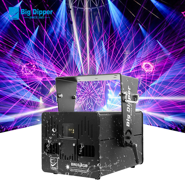 Big Dipper BW10RGB IP65 Waterproof Outdoor Lazer Light Show Equipment L10 Watt Rgb Laser Show Light System