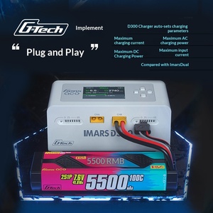 Gens Ace D300 Dual Channel Smart Balance Charger 300W 15A 1-6S For RC FPV <b>Drone</b> Lipo Battery - Product Image 4