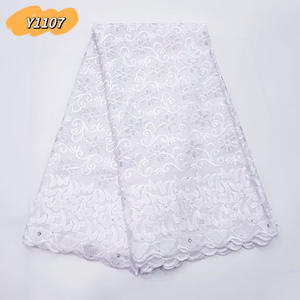 Nakış kuru İsviçre vual dantel kumaş 5 Yard avusturya Lafaya saf pamuk % <span class=keywords><strong>100</strong></span> pamuk hızlı teslimat vual pamuk dantel fransız - Product Image 4