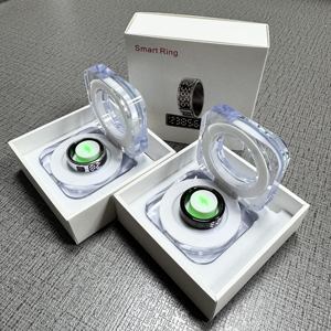 Cincin Pintar SR08 dengan Kotak Pengisi Daya, Pelacak Detak Jantung dan Tidur, Mode Olahraga, Layar Digital, untuk IOS dan Android - Product Image 2