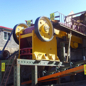 Alta capacità stazionaria frantoio a mascelle per l'estrazione di energia cava di pietra di granito Riverstones motore motore competitivo listino prezzi - Product Image 4