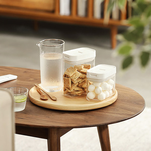 Airtight Food Storage Jars Rectangle Plastic Lid Air Tight For Kitchen Grain Coffee Bean Storage Containers - Product Image 2