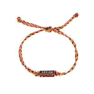 Kalung liontin Titanium epoksi tetesan minyak kabel kepang warna-warni Bohemian perhiasan Fashion ukiran cinta bahagia AMOUR