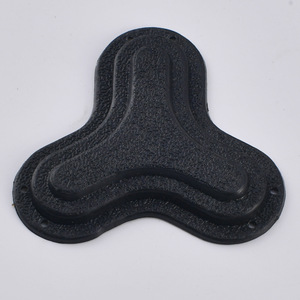 Patins de protection en plastique noirs pour pieds de meubles, supports pour chaises et tables - Product Image 1