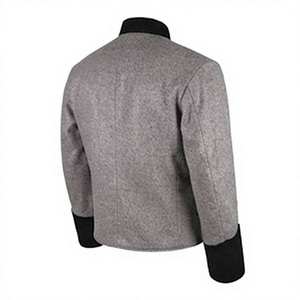 Chaqueta de lana de doble botonadura estilo civil para hombre, abrigo de uniforme histórico, ropa exterior para recreación histórica de invierno - Product Image 4