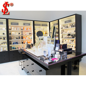 Estantería de góndola cosmética para centro comercial con maquillaje Led Estante de almacenamiento para el cuidado de la piel Belleza - Product Image 3