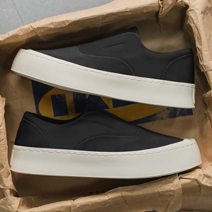 Chaussures basses en toile et maille pour hommes, nouvelle mode printemps-automne, épaisses, respirantes, antidérapantes, résistantes à l'usure, décontractées, toutes saisons, en PVC - Product Image 3