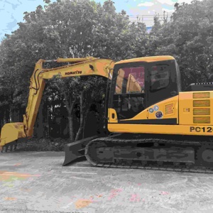 Excavatrice Komatsu PC120 de 1,2 tonne, matériel de construction d'occasion avec godet de terrassement d'une capacité de 0,12 m³ - Product Image 1