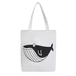 Grande borsa pieghevole da spiaggia per donna morbida Veet estate essenziali da viaggio Cartoon Pattern Bag per piscina e vacanza