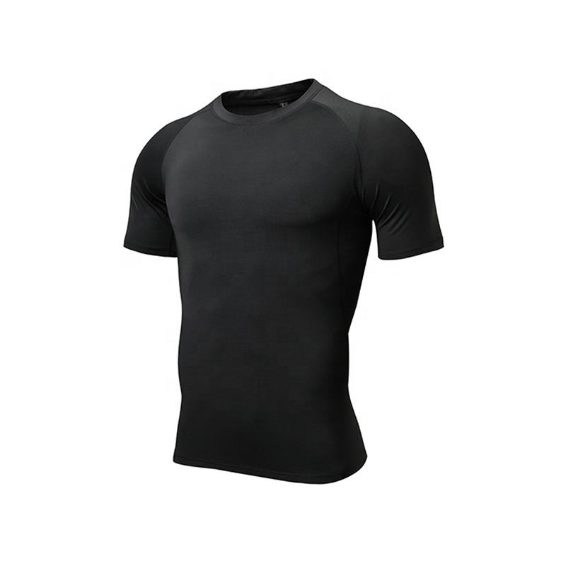 Compression T-shirt Men Skinny Bodybuilding Shirts Basketball
