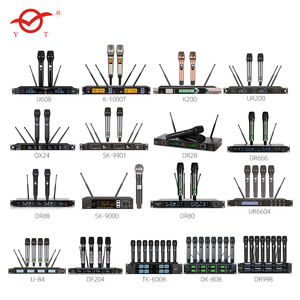 Vocal chuyên nghiệp cầm tay UHF Dual Channel karaoke dinamic mic không dây Microphone hệ thống - Product Image 6