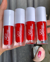 Gloss à lèvres crémeux tendance, couleur nude transparente, avec emballage de haute qualité