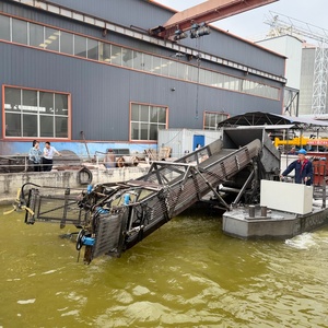 Système de bateaux automatiques pour <span class=keywords><strong>la</strong></span> récolte du sargasse en <span class=keywords><strong>rivière</strong></span> avec collecte intégrée, broyage et chargement/déchargement de sacs de 1 tonne - Product Image 3