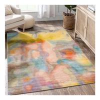 Tapis imprimé 3d de tapis de conception moderne de polyester Anti Alip pour le salon