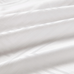Custom 4pcs <strong>king</strong> Size 100% Cotton Pure <strong>White</strong> <strong>Duvet</strong> Cover Hotel Bedding Cotton Sheet <strong>Sets</strong> - Product Image 5