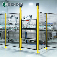 Valla de Protección para Robots Industriales con Paneles de Malla de Acero con Bajo Contenido de Carbono para Seguridad en Líneas de Producción y Protección Flexible de Máquinas