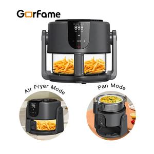 2025 Friteuse à <span class=keywords><strong>air</strong></span> multifonctionnelle Chaudière combinée 2L Taille compacte pour cuire pour 1-2 personnes Friteuse à <span class=keywords><strong>air</strong></span> numérique sans huile et sans fumée - Product Image 2