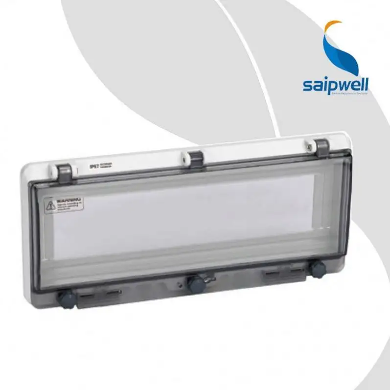Saipwell elettrico impermeabile interruttore interruttore scatola finestra copertura trasparente protezione finestra cappa