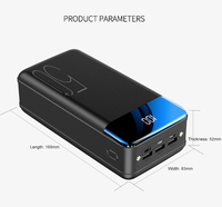 Batterie Externe 50000mAh Grande Capacité Powerbank LED 50000 MAh Charge Rapide 2.1A pour Téléphone Xiaomi Samsung