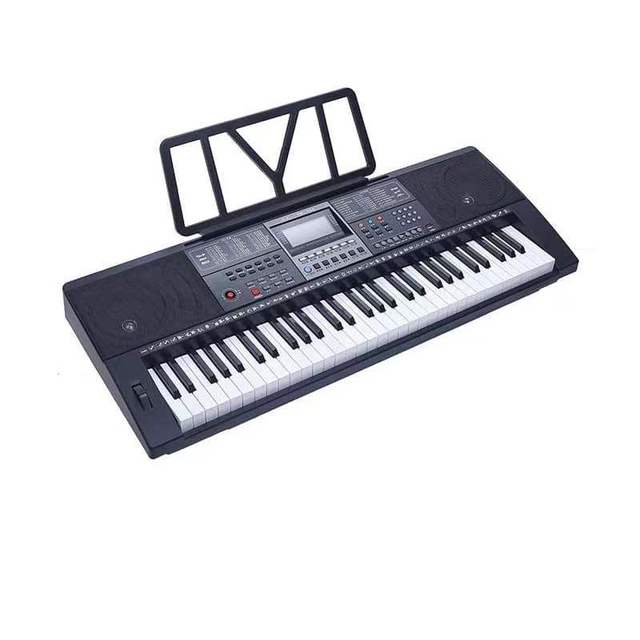 Wholesale 61keys Beginner Electronic Keyboard Piano-styled Touch Response Keyboard/LCD Display