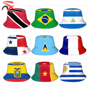 Sombrero de Pescador con Diseño de Bandera Nacional para Protección Solar en Viajes de Verano a la Playa, para Hombres y Mujeres - Product Image 1