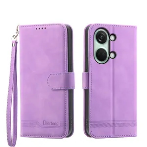 Pu Leather Flip Wallet Case for Realme 11 Pro C53 A25 S23FE V27 Kickstand Cards Slot Case for Iphone 14 Y02A Y36 Y56 Y78 ACE 2V