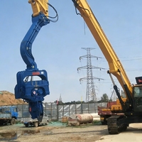 Marteau vibrant hydraulique haute performance pour excavatrice de construction