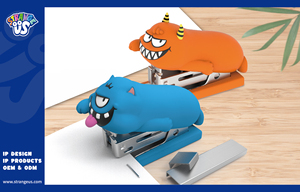 Engrapadoras 3D con Diseño de Monstruos Extraños - Engrapadora de Escritorio con Diseño de Dibujos Animados para Material Escolar y de Oficina - Product Image 5