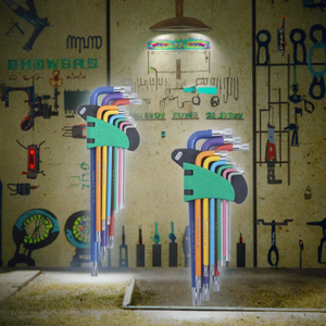 Colorful 6-Corner Screwdriver and Hexagonal <strong>Wrench</strong> Set Ball Head <strong>Combination</strong> Tool with Metric System OEM Customizable - Product Image 2