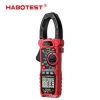 Multimeter Digital Clamp Presisi Tinggi Habotest Ht208A/D AC DC Meter Lintas Batas untuk Mengukur Arus, Resistansi, dan Temperatur