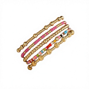 Luxury Women's 14K Gold Plated Cross Design Wax Setting Bangle <b>Bracelet</b>-Minimal Weight Gift From Tryme - Product Image 2